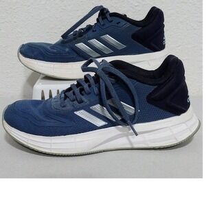 Adidas Womens Running Shoes Size 6.5 Blue White EU38 Cushioned Athletic Trainers